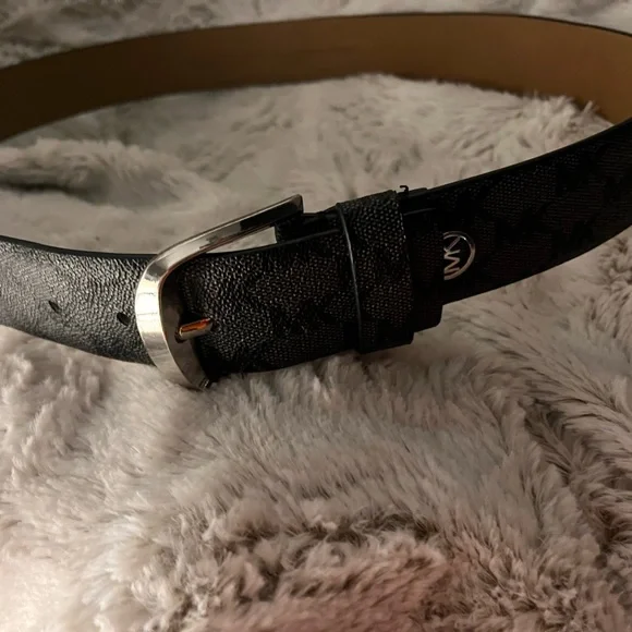 Michael Kors | Accessories | Mk Dark Grey Belt | Poshmark